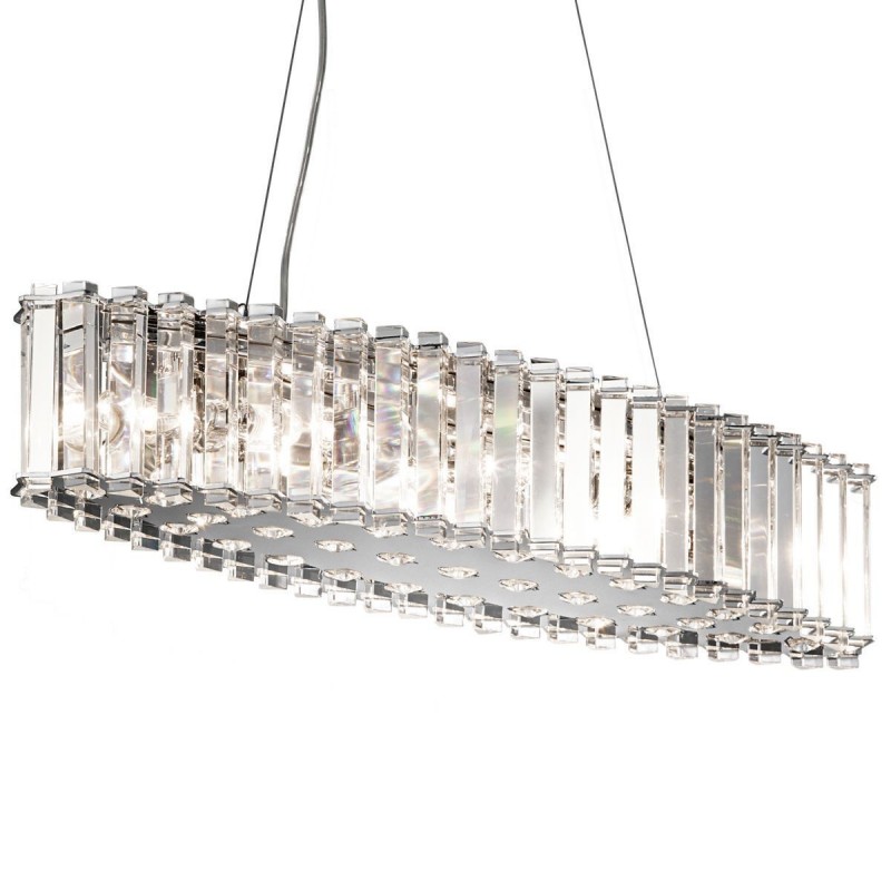 Suspension Crystal Skye 8x3W LED Chrome H125mm ELSTEAD LIGHTING KL CRYSTAL SKYE ISLE