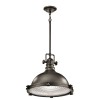 Suspension Hatteras Bay 1x200W Bronze Vieilli ELSTEAD LIGHTING KL HATTERAS BAY XLOZ