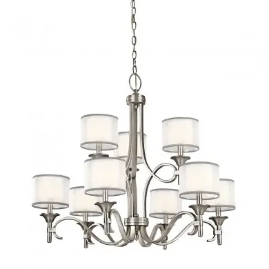 Lustre Lacey 9x60W Étain Antique ELSTEAD LIGHTING KL LACEY9 AP