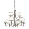 Lustre Lacey 9x60W Étain Antique ELSTEAD LIGHTING KL LACEY9 AP