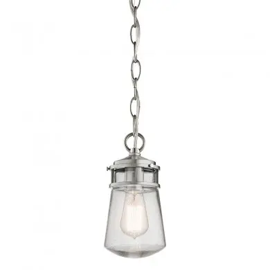 Suspension Lyndon 1x75W Aluminium Brossé ELSTEAD LIGHTING KL LYNDON8 S BA