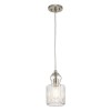 Suspension Riviera 1x60W Nickel Brossé H270mm ELSTEAD LIGHTING KL RIVIERA P B