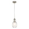 Suspension Riviera 1x60W Nickel Brossé H281mm ELSTEAD LIGHTING KL RIVIERA P C