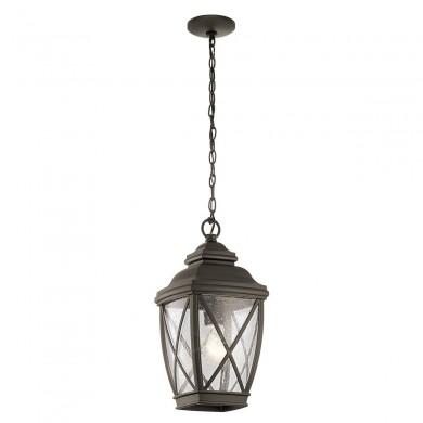 Suspension Tangier 1x60W Bronze Vieilli ELSTEAD LIGHTING KL TANGIER8 M