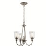 Lustre Waverly 3x60W Etain ELSTEAD LIGHTING KL WAVERLY3 CLP