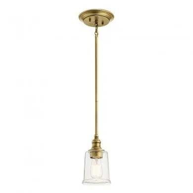 Suspension Waverly 1x60W Laiton Naturel ELSTEAD LIGHTING KL WAVERLY MP NBR