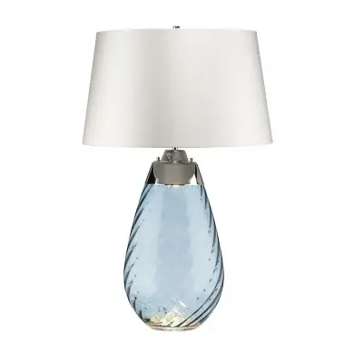 Lampe Lena 1x60W Bleu Blanc D460mm ELSTEAD LIGHTING LENA TL L BLUE OWSS