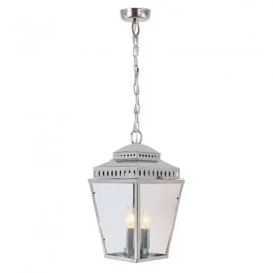 Suspension Mansion House 3x60W Nickel Poli ELSTEAD LIGHTING MANSION HOUSE8 PN