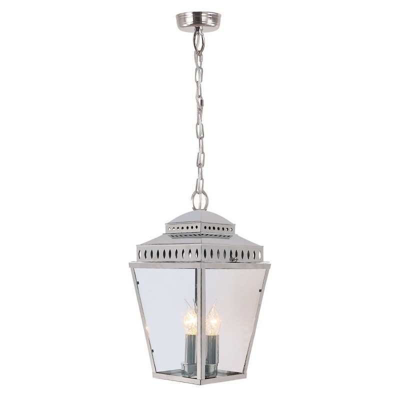 Suspension Mansion House 3x60W Nickel Poli ELSTEAD LIGHTING MANSION HOUSE8 PN