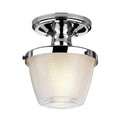 Plafonnier Dublin 1x60W Chrome Poli ELS_qzdublinsfpc QZ DUBLIN SF PC Plafonnier Dublin 1x60W Chrome Poli ELSTEAD LIGHTING QZ DUBLIN SF PC