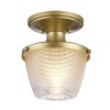 Plafonnier Dublin 1x60W Laiton Naturel ELSTEAD LIGHTING QZ DUBLIN SF PNBR