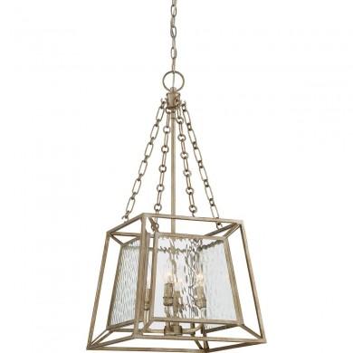 Suspension Lakeside 4x60W Or Vintage H813mm ELSTEAD LIGHTING QZ LAKESIDE4 P A