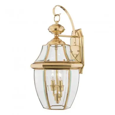 Applique Murale Newbury 2x40W Laiton Poli ELSTEAD LIGHTING QZ NEWBURY2 L PB