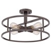 Plafonnier New Harbor 4x60W Bronze Occidental ELSTEAD LIGHTING QZ NEW HARBOR SF