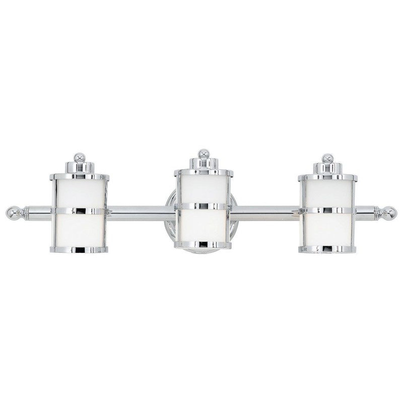 Applique Murale Tranquil Bay 3x3W LED Chrome Poli ELSTEAD LIGHTING QZ TRANQUIL BAY3