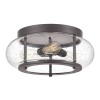 Plafonnier Trilogy 3x60W Bronze Vieilli ELSTEAD LIGHTING QZ TRILOGY FM OZ