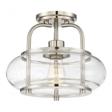 Plafonnier Trilogy 1x60W Nickel Brossé ELSTEAD LIGHTING QZ TRILOGY SFS BN
