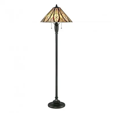 Lampadaire Tiffany Victory 2x60W Bronze ELSTEAD LIGHTING QZ VICTORY FL