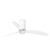 Ventilateur Plafond Mini Tube Fan LED 128cm Blanc Brillant transparent FARO 32038-9