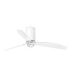 Ventilateur Plafond Mini Tube Fan LED 128cm Blanc transparent FARO 32039-9