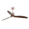 Ventilateur Plafond Deco Fan 128cm Cuivre bois FARO 33399D