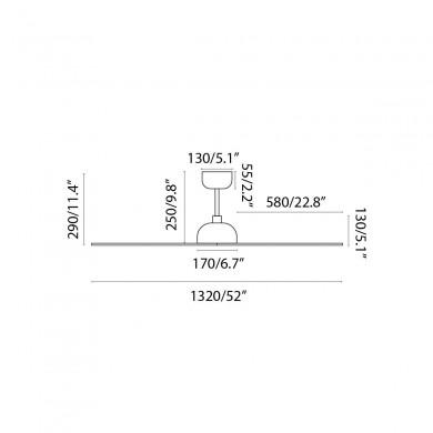 Ventilateur Plafonnier Gotland 132cm Blanc mat FARO 33446