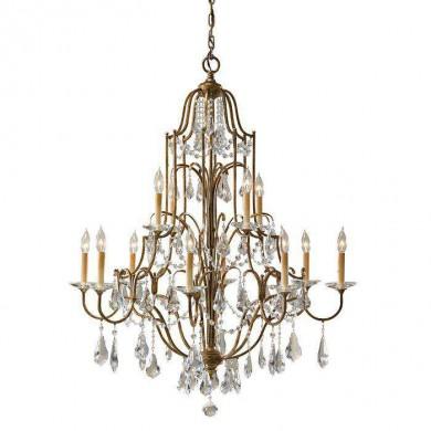 Lustre Forme Montgolfiere Valentina Bronze 12x60W E14 FEISS FE-VALENTINA12