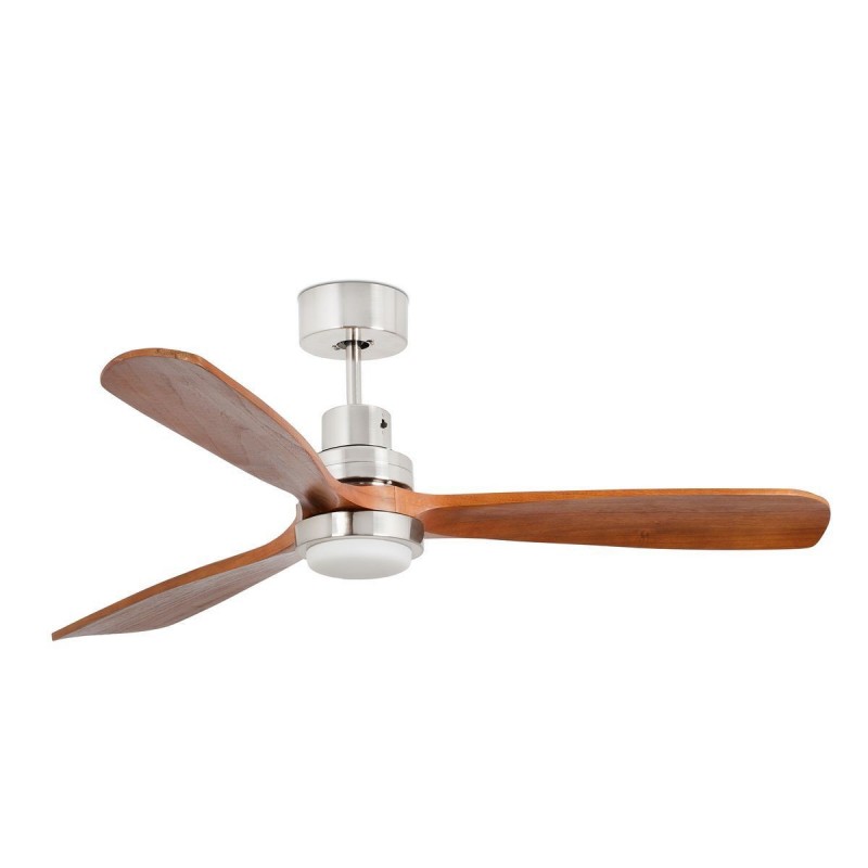 Ventilateur Plafond Lantau LED 132cm Nickel Noyer FAR_33518DC 33518DC Ventilateur Plafond Lantau LED 132cm Nickel Noyer FARO 33518DC