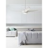 Ventilateur de plafond Nordic LED 142cm Blanc BOUTICA DESIGN 512911
