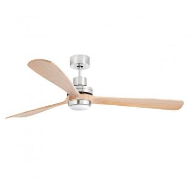 Ventilateur Plafond Lantau LED 168cm Nickel pin FARO 33505DC