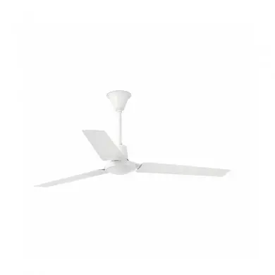Ventilateur Plafond Indus 140cm Blanc mat FARO 33001