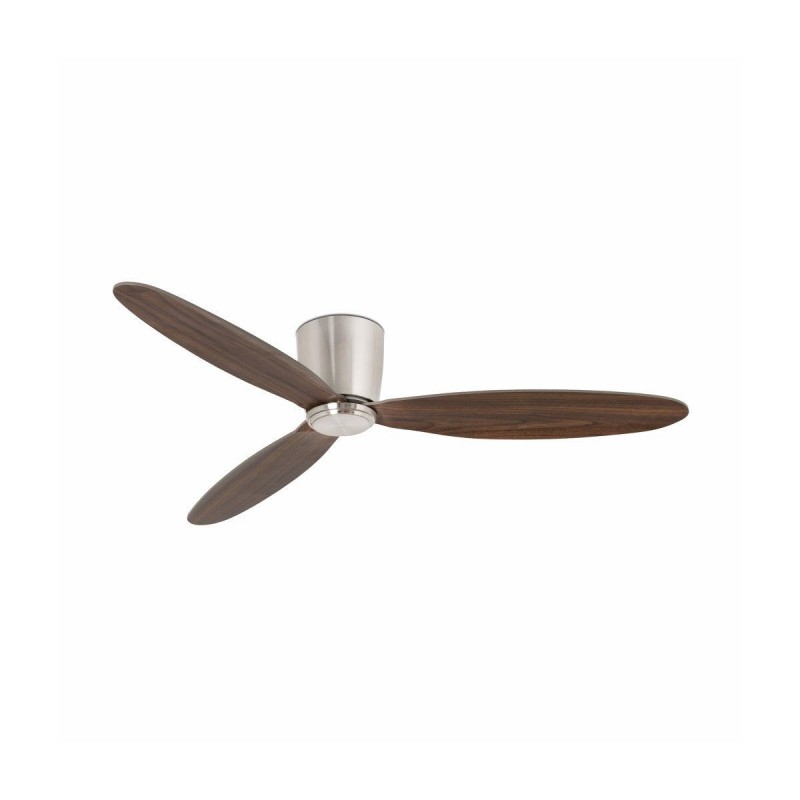 Brasseur d'air Nias 132cm Nickel Satiné Marron FAR_33472N 33472N Brasseur d'air Nias 132cm Nickel Satiné Marron FARO 33472N