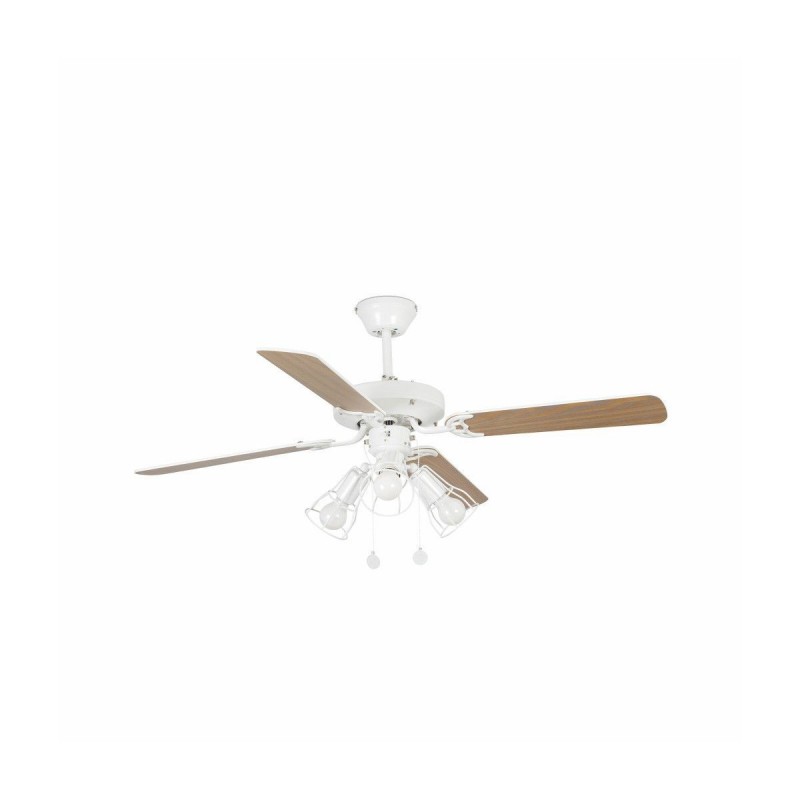 Ventilateur Plafond Yakarta 121cm Blanc Erable FAR_33712-12 33712-12 Ventilateur Plafond Yakarta 121cm Blanc Erable FARO 33712-12