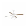 Ventilateur Plafond Yakarta 121cm Blanc Erable FARO 33712-12