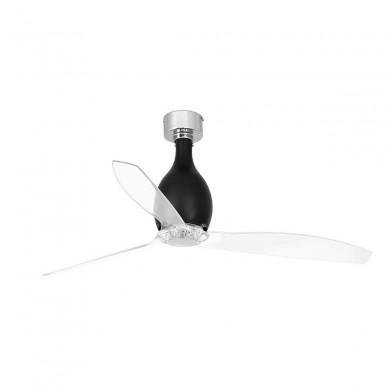 Ventilateur Plafond Mini Eterfan 128cm Noir brillant transparent FARO 32026