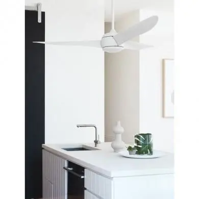 Ventilateur de plafond Nordic LED 142cm Blanc BOUTICA DESIGN 512911