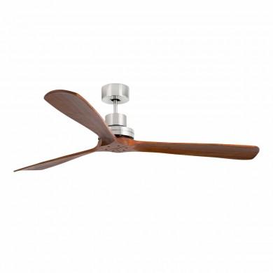 Ventilateur Plafond Lantau 168cm Nickel Noyer FARO 33464DC