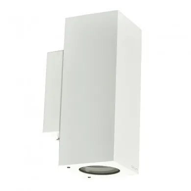 Applique extérieur Sandvik 2x25W GU10 Blanc NORLYS 1730VI