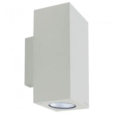 Applique extérieure Sandvik 2x8W LED Gris Aluminium NORLYS 1732AL