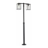 Lampadaire extérieur Lofoten 2x57W E27 Noir NORLYS 1947SV