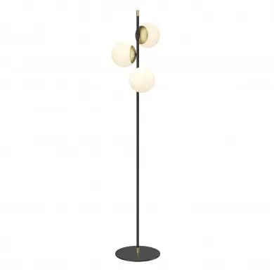 Lampadaire Nostalgia Noir Or Mat 3x40W MAY_MOD048FL-03G MOD048FL-03G Lampadaire Nostalgia Noir Or Mat 3x40W MAYTONI MOD048FL-03G