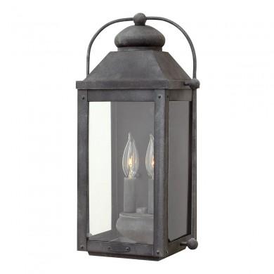 Applique extérieur Murale Anchorage 2x60W E14 Zinc vieilli ELSTEAD LIGHTING QN-ANCHORAGE-M