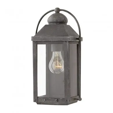 Applique extérieur Murale Anchorage 1x60W E27 Zinc vieilli ELSTEAD LIGHTING QN-ANCHORAGE-S