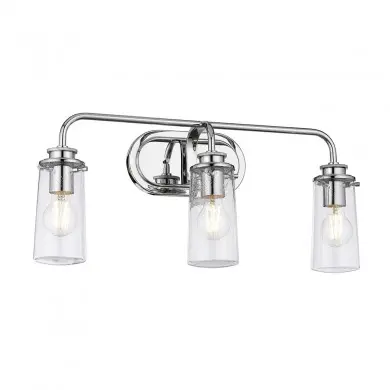 Applique Salle de Bain Braelyn 3x40W E27 Chromé ELS_QN-BRAELYN3-PC QN-BRAELYN3-PC Applique Salle de Bain Braelyn 3x40W E27 Chromé ELSTEAD LIGHTING QN-BRAELYN3-PC