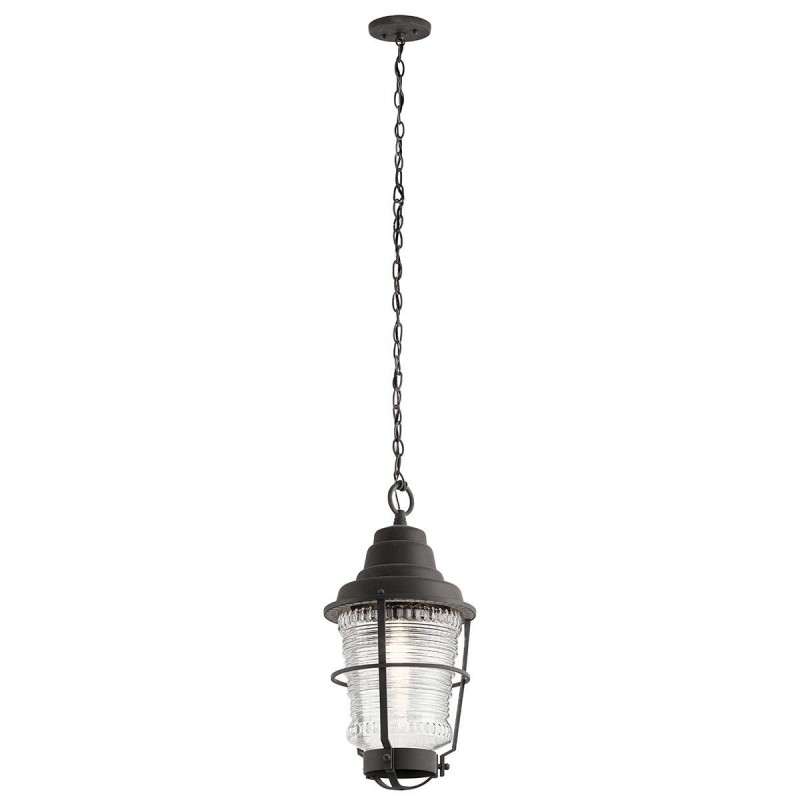 Suspension Chance Harbor 1x60W E27 Zinc patiné ELSTEAD LIGHTING QN-CHANCE-HARBOR8