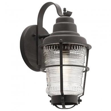 Applique extérieur Murale Chance Harbor 1x60W E27 Zinc patiné H457 ELSTEAD LIGHTING QN-CHANCE-HARBOR-M