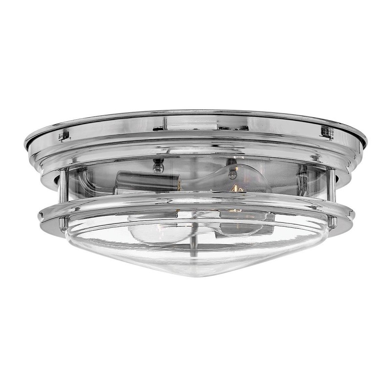 Plafonnier Salle de Bain Hadrian 2x40W E27 Chromé ELSTEAD LIGHTING QN-HADRIAN-FS-CM-CLEAR