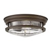 Plafonnier Salle de Bain Hadrian 2x40W E27 Bronze huilé ELSTEAD LIGHTING QN-HADRIAN-FS-OZ-CLEAR