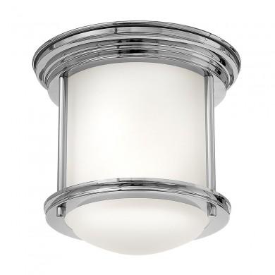 Plafonnier Salle de Bain Hadrian 1x60W E27 Chromé Opale ELSTEAD LIGHTING QN-HADRIAN-MINI-F-CM-OPAL