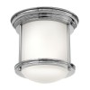 Plafonnier Salle de Bain Hadrian 1x60W E27 Chromé Opale ELSTEAD LIGHTING QN-HADRIAN-MINI-F-CM-OPAL